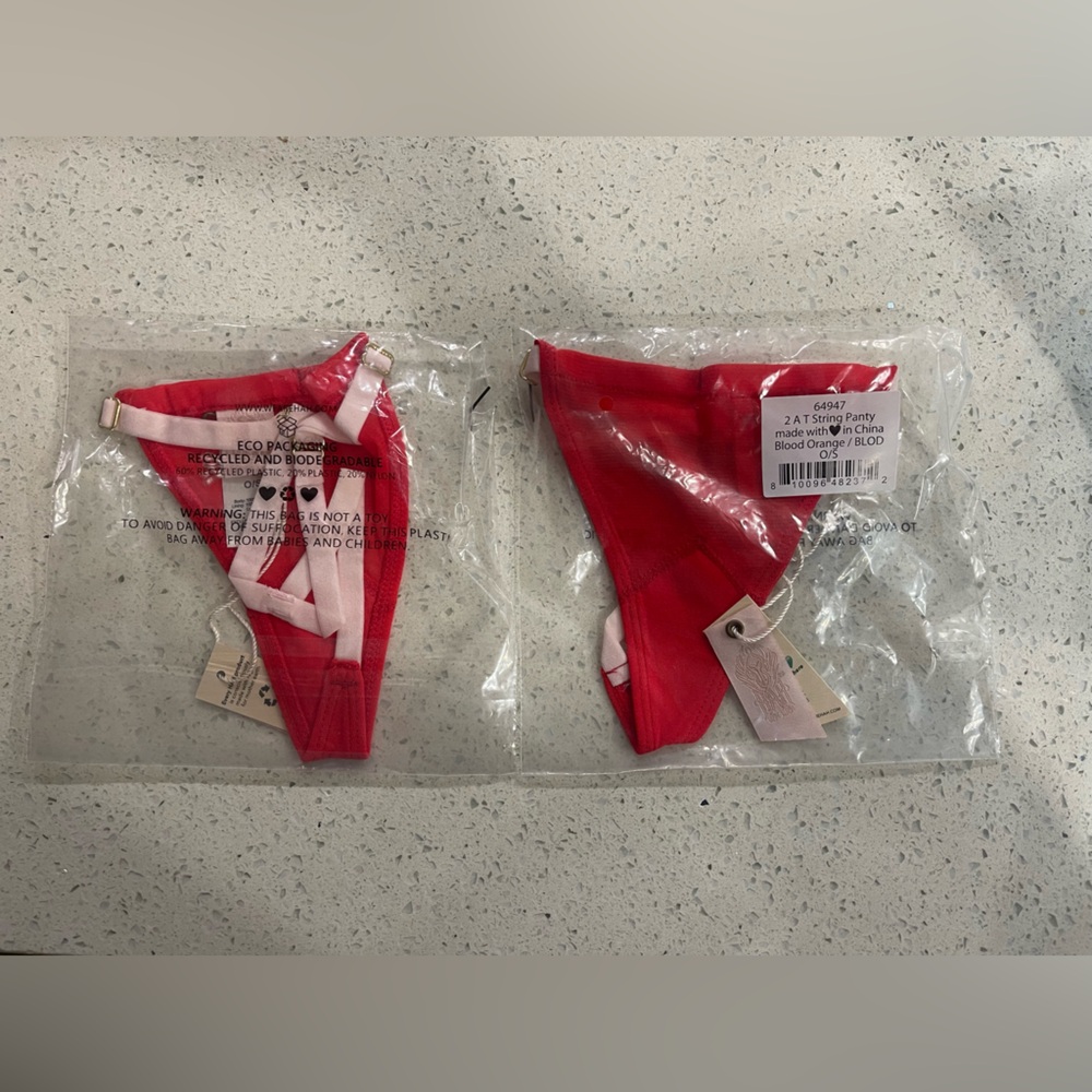 Free People x We are HAH String Panty NWT